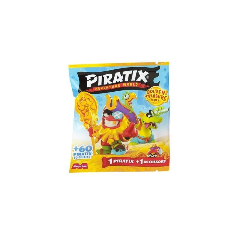 PIRATIX ADVENTURE WORLD GOLDEN TREASURE SERIES (1 PIRATIX + 1 ACCESSORY)