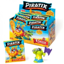 PIRATIX ADVENTURE WORLD GOLDEN TREASURE SERIES (1 PIRATIX + 1 ACCESSORY)