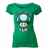 CAMISETA NINTENDO GREEN 1 UP M/C