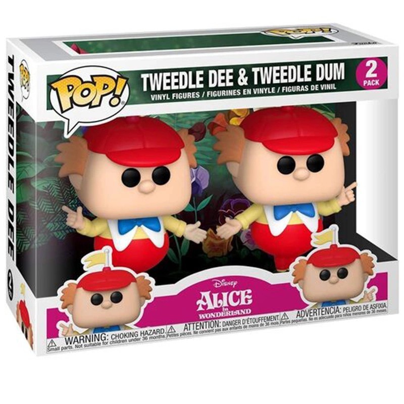 FUNKO POP! ALICE IN WONDERLAND TWEENDLE DEE & TWEENDLE DUM 2 PACK