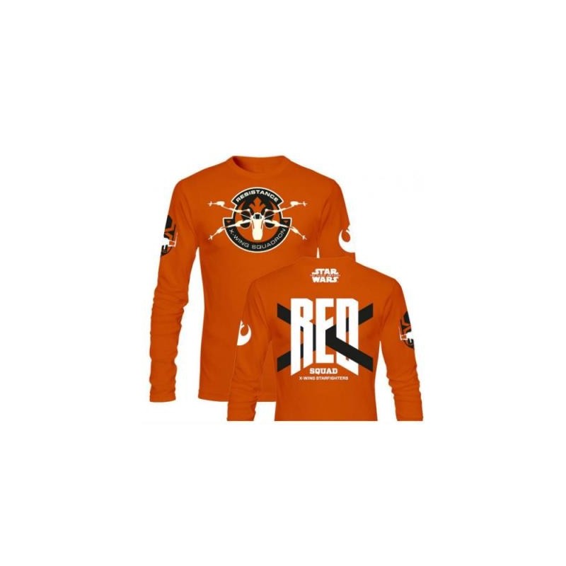 CAMISETA M/L STAR WARS RED SQUAD