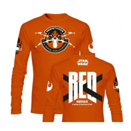 CAMISETA M/L STAR WARS RED SQUAD
