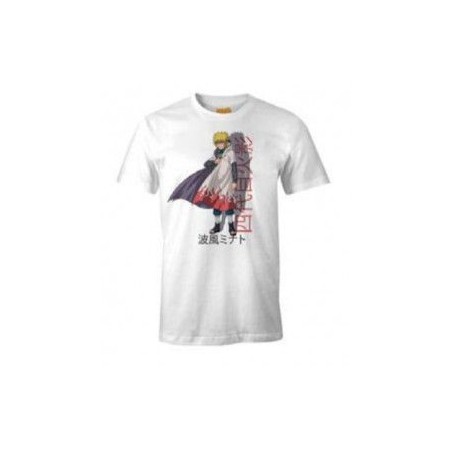 CAMISETA NARUTO BLANCA (MINATO)