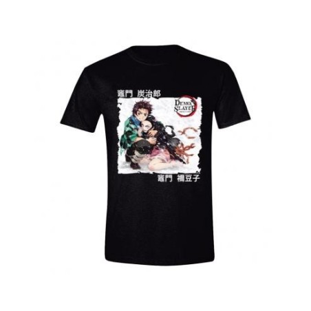 CAMISETA DEMON SLAYER TANJIRO Y NEZUKO