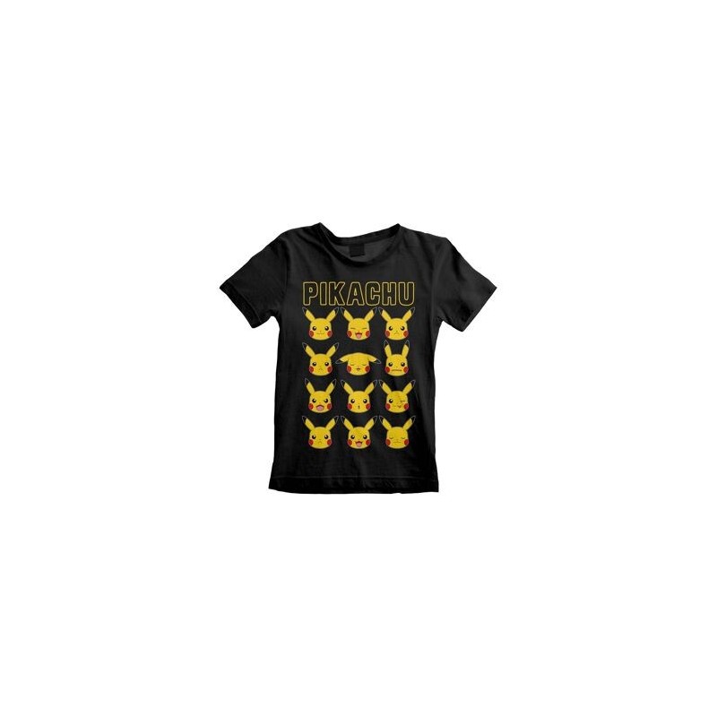 CAMISETA POKEMON PIKACHU FACES