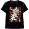 CAMISETA DRAGON BALL GOKU MANO BLACK M/C