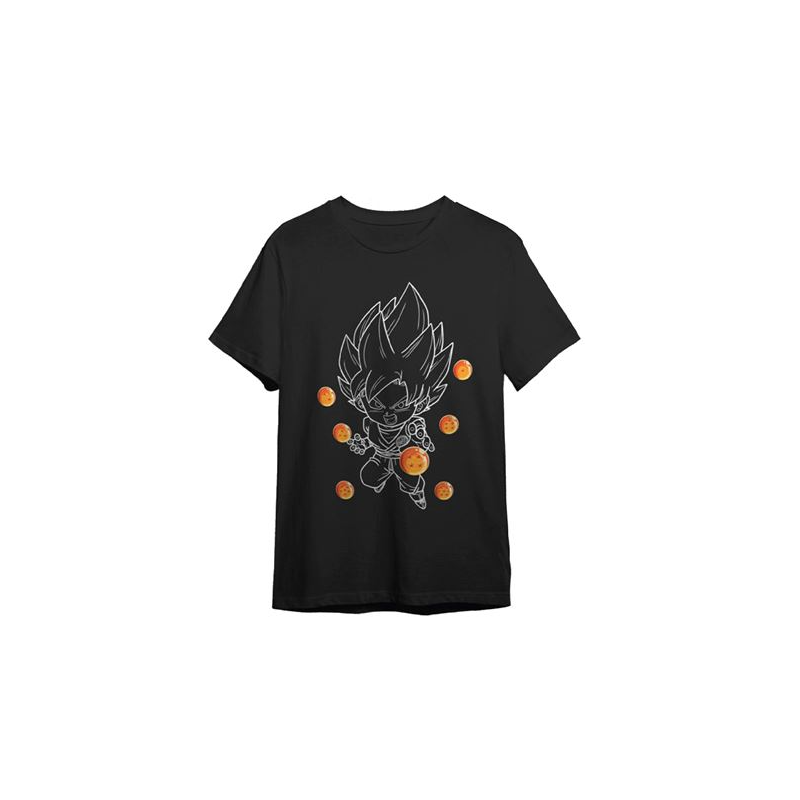 CAMISETA DRAGON BALL GOKU BOLAS DE DRAC