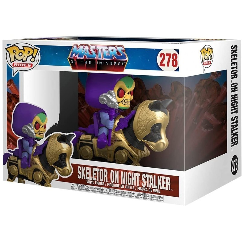 FUNKO POP! MASTERS OF THE UNIVERSE SKELETOR ON NIGHT STALKER (278)
