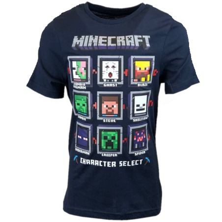 CAMISETA MINECRAFT CHARACTERS