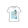 CAMISETA DRAGON BALL SUPER SAIYAN GOD WHITE M/C