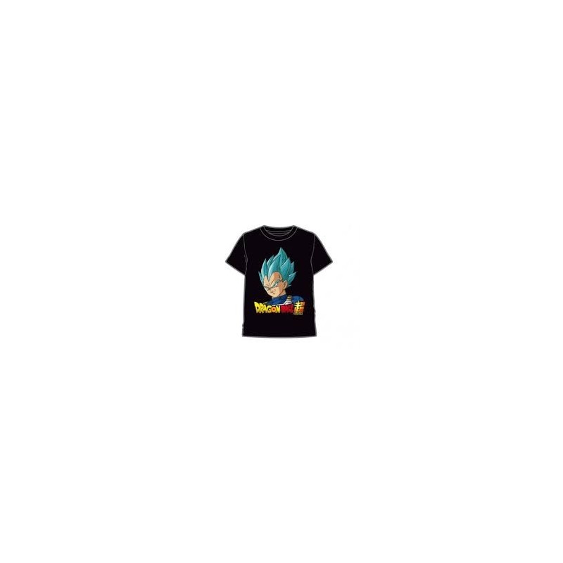 CAMISETA DRAGON BALL SUPER VEGETA NEGRA