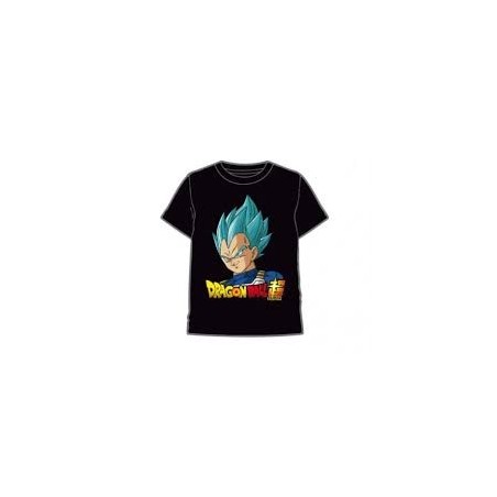 CAMISETA DRAGON BALL SUPER VEGETA NEGRA