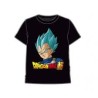 CAMISETA DRAGON BALL SUPER VEGETA NEGRA