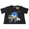 CAMISETA SONIC FAST NEGRA M/C