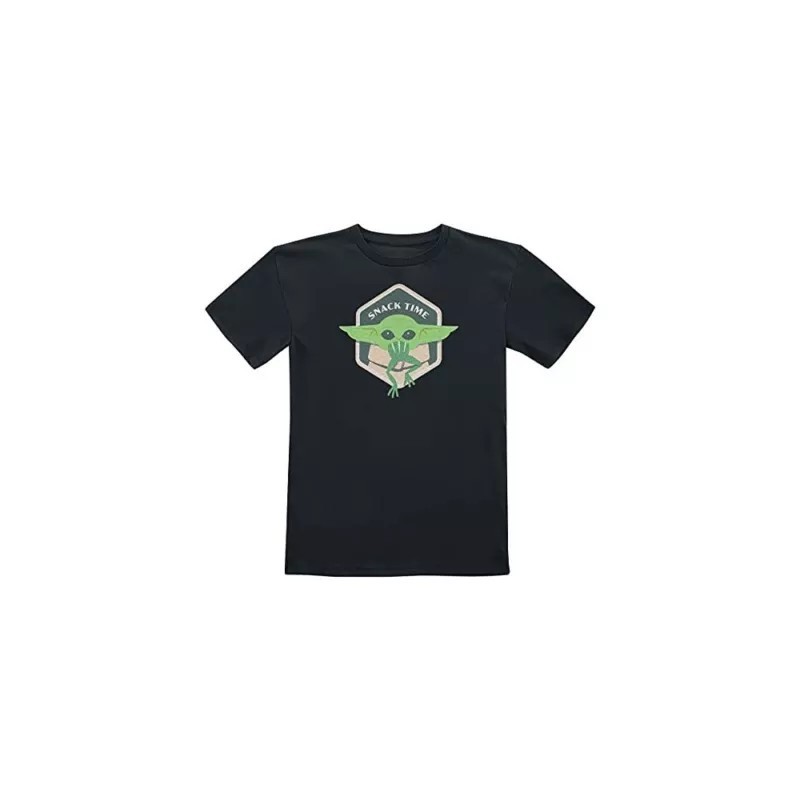 CAMISETA STAR WARS GROGU SNACK TIME M/C