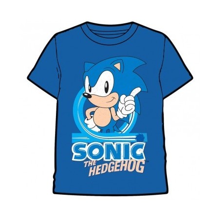 CAMISETA SONIC AZUL M/C