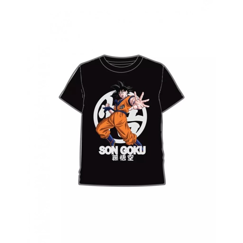CAMISETA NEGRA DRAGON BALL SON GOKU