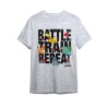 CAMISETA POKEMON GRIS BATTLE TRAIN REPEAT