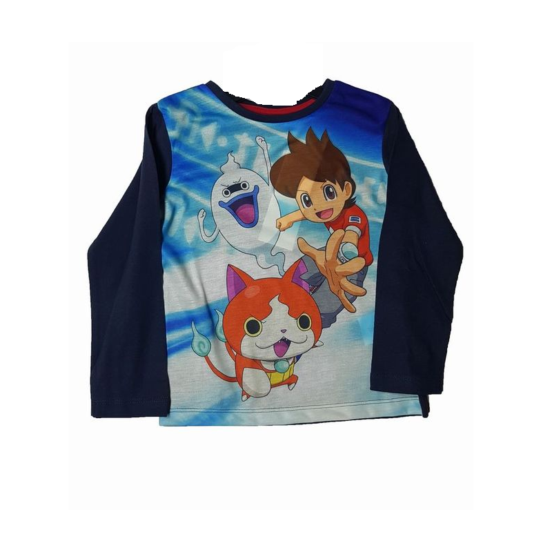 CAMISETA YOKAI WATCH MANGA LARGA