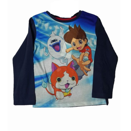 CAMISETA YOKAI WATCH MANGA LARGA