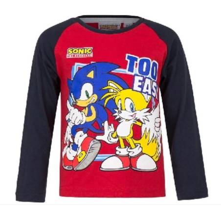 CAMISETA SONIC Y TAILS MANGA LARGA