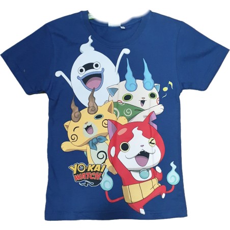 CAMISETA YO-KAI WATCH AZUL MARINO M/C