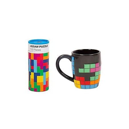 TAZA TETRIS + PUZZLE