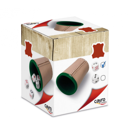 CUBILETE CON DADOS CAYRO