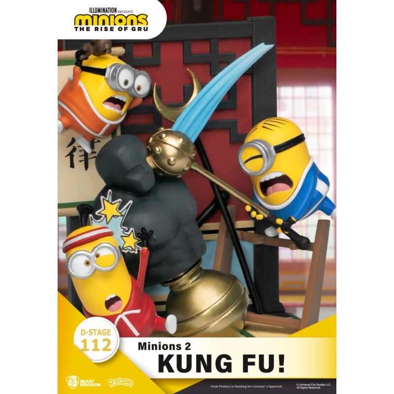 FIGURA D-STAGE MINION KUNG FU TRAINNING
