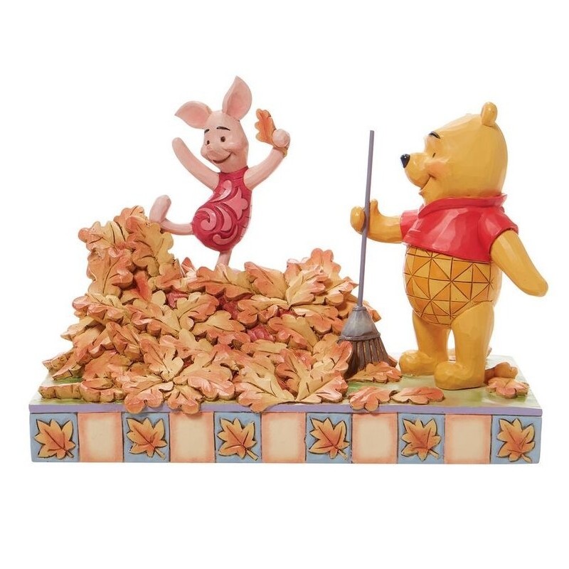 FIGURA WINNIE THE POOH Y PIGLET OTOÑO ENESCO