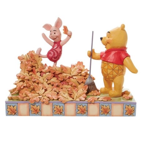 FIGURA WINNIE THE POOH Y PIGLET OTOÑO ENESCO