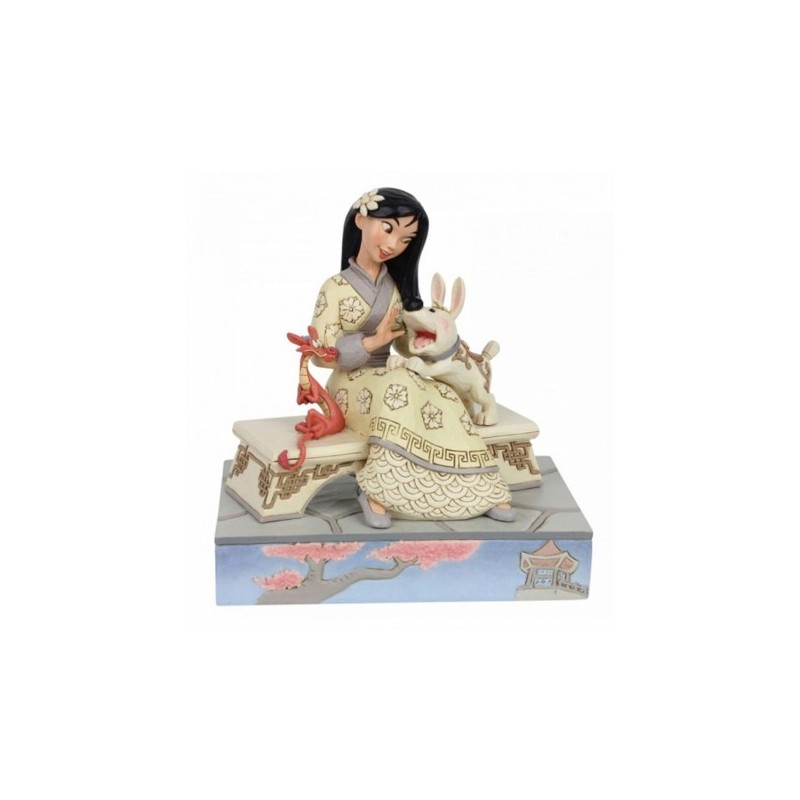 FIGURA MULAN CON MASCOTA DISNEY ENESCO
