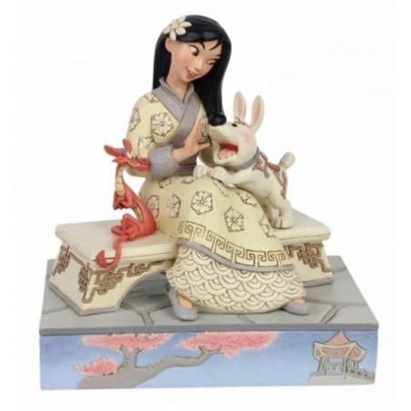 FIGURA MULAN CON MASCOTA DISNEY ENESCO
