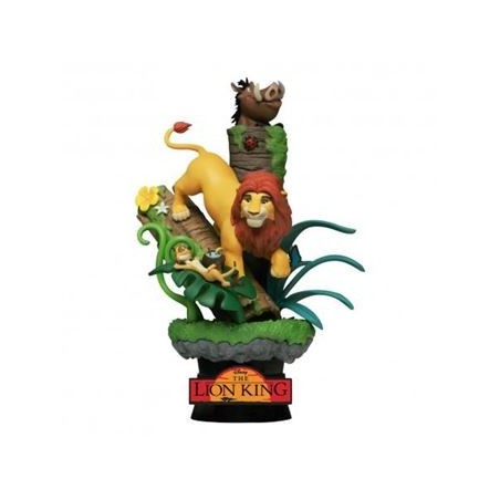 FIGURA DIORAMA D-STAGE DISNEY EL REY LEON, TIMON Y PUMBA 16CM