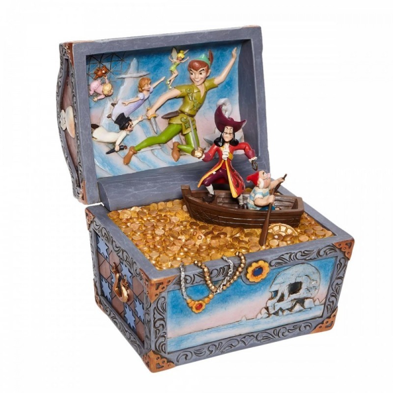 FIGURA PETER PAN COFRE DEL TESORO DISNEY ENESCO