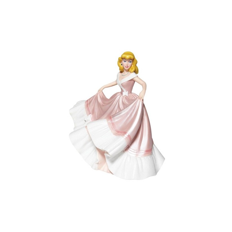 FIGURA CENICIENTA VESTIDO ROSA DISNEY SHOWCASE