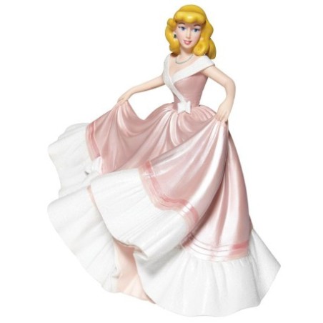 FIGURA CENICIENTA VESTIDO ROSA DISNEY SHOWCASE