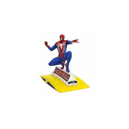 FIGURA SPIDER -MAN EN TAXI DIORAMA DIAMOND SELECT 23CM