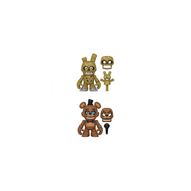 FNAF FIGURA SNAPS! (SPRINGTRAP AND FREDDY 9cm)