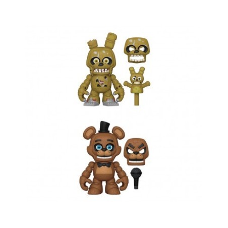 FNAF FIGURA SNAPS! (SPRINGTRAP AND FREDDY 9cm)