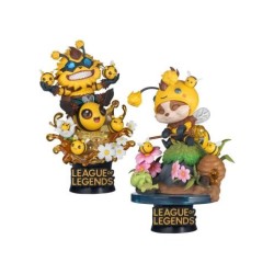 SET 2 FIGURAS D-STAGE BEAST KINGDOM LEAGUE OF LEGENDS (BZZZIGGS Y BEEMO) DS-119