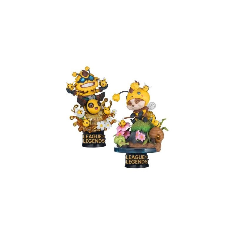 SET 2 FIGURAS D-STAGE BEAST KINGDOM LEAGUE OF LEGENDS (BZZZIGGS Y BEEMO) DS-119