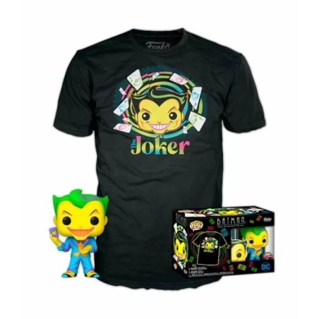 CAMISETA (TALLA L) + FUNKO POP! BATMAN THE JOKER (370)