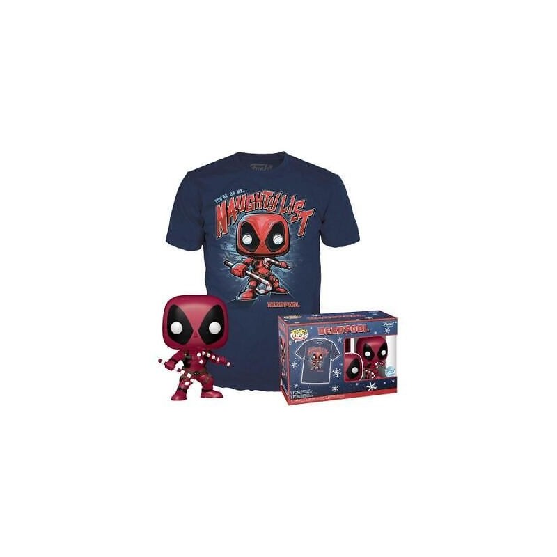 CAMISETA (TALLA L) + FUNKO POP! DEADPOOL (400)