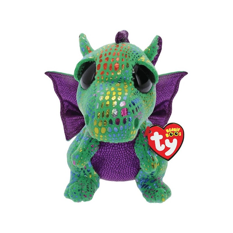 PELUCHE TY DRAGON VERDE (CINDER)