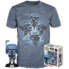 CAMISETA (TALLA S) + FUNKO THE MANDALORIAN DEATH WATCH