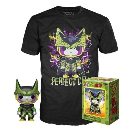 CAMISETA (TALLA L) + FUNKO POP! DRAGON BALL Z PERFECT CELL