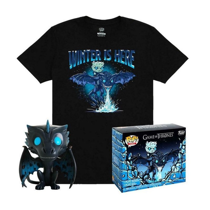 CAMISETA (TALLA L) + FUNKO POP! GAME OF THRONES ICY VISERION