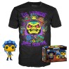 CAMISETA (TALLA S) + FUNKO POP! MASTER OF THE UNIVERSE EVIL-LYN GITD (86)