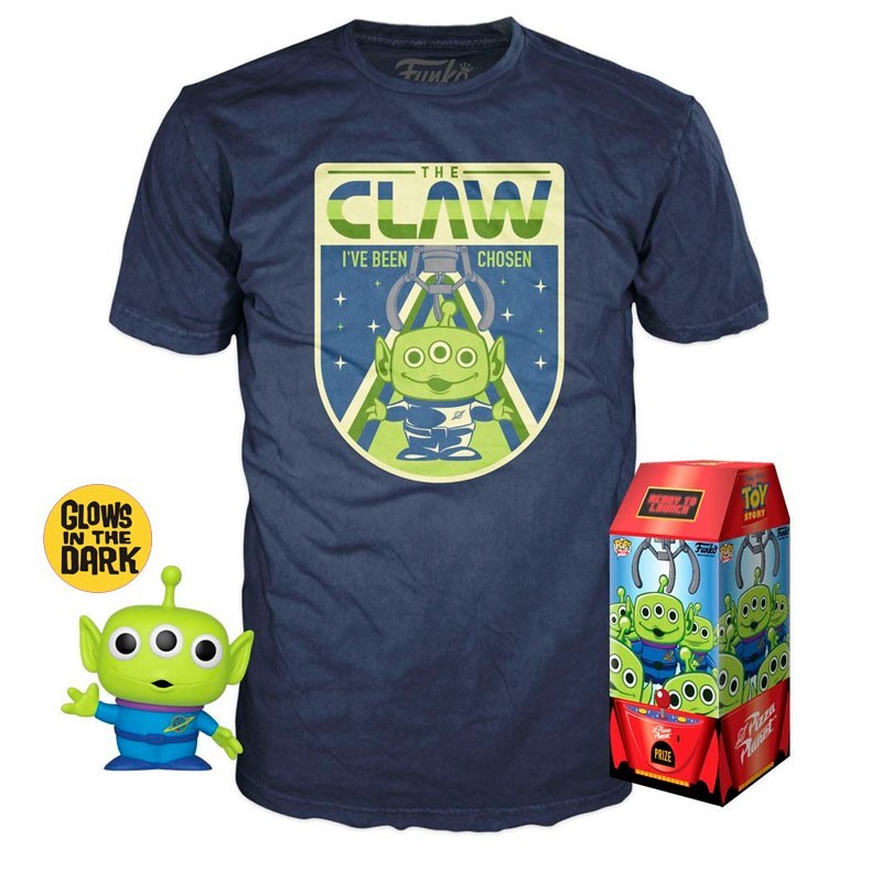 CAMISETA (TALLA S) + FUNKO POP! TOY STORY ALIEN